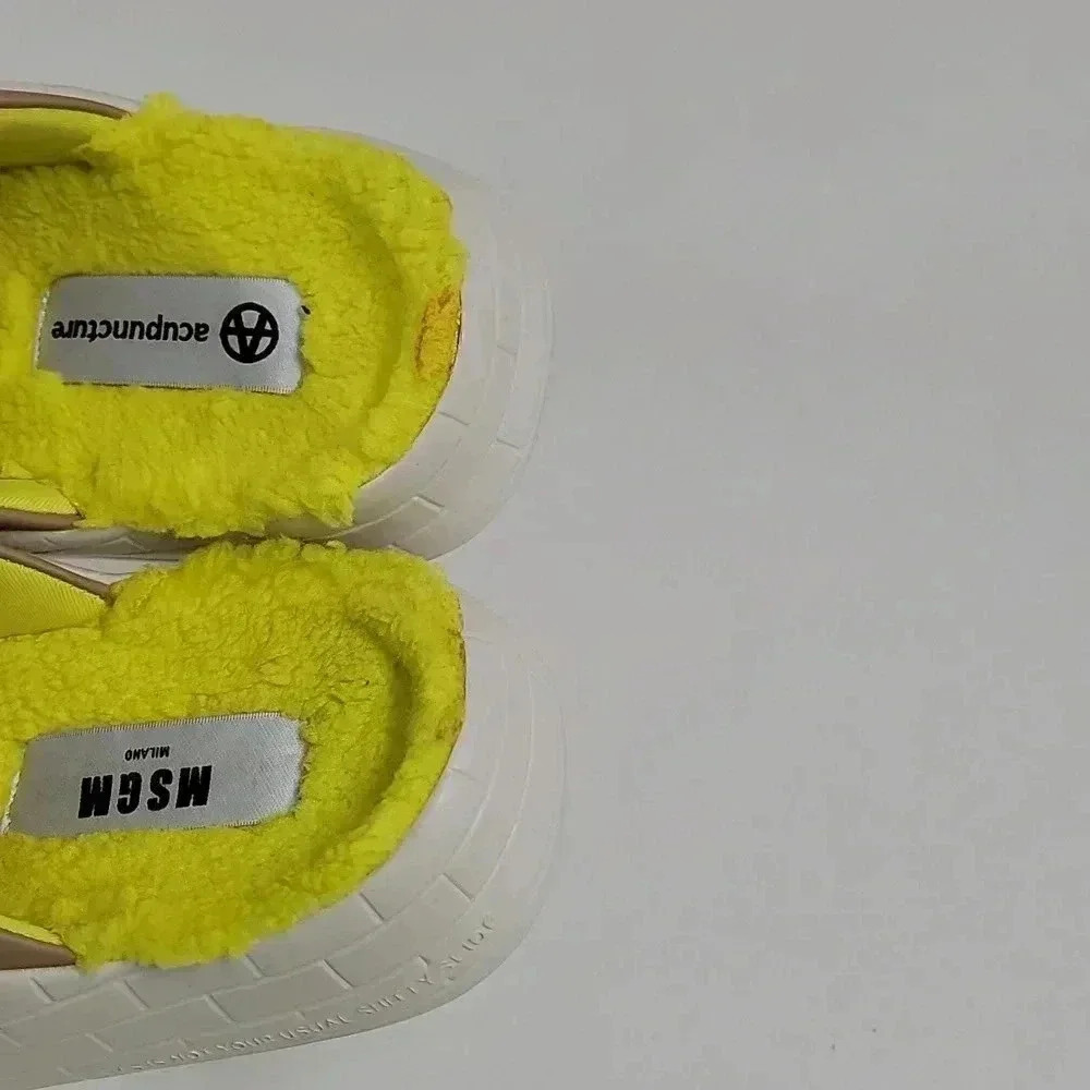 Acupuncture Msgm Shearling Lined Slides - image 6